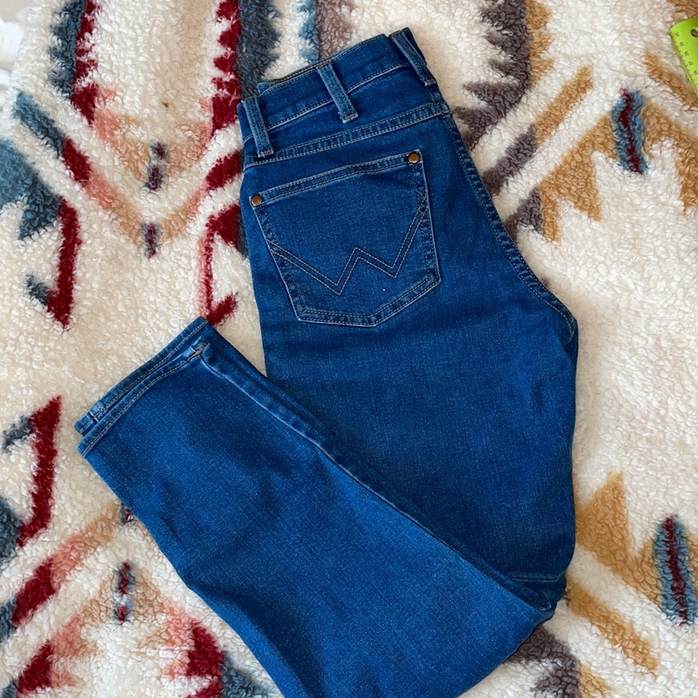 High Rise Wrangler Ankle Skinny Jeans Size 26